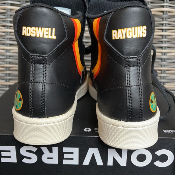 Converse Pro Leather Hi Black/University Gold/White WMNS - Picture 14 of 16